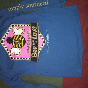 Youth long sleeve simply southern tee